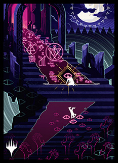 プレイヤーズカードスリーブ『ストリクスヘイヴン：魔法学院』日本画