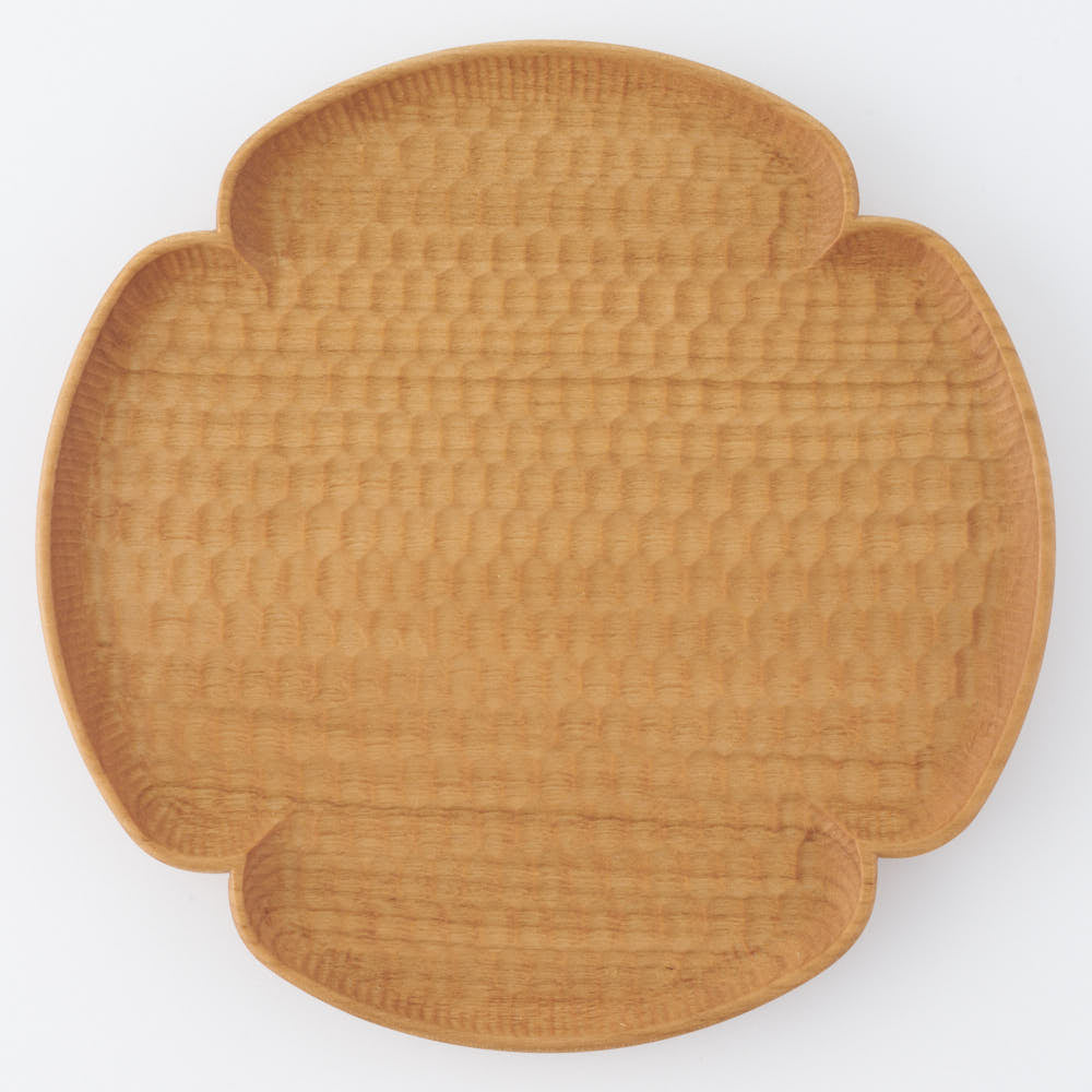 木工房玄 作家 高塚和則 花型パン皿 中 さくら ¥9,800 大人の焼き物