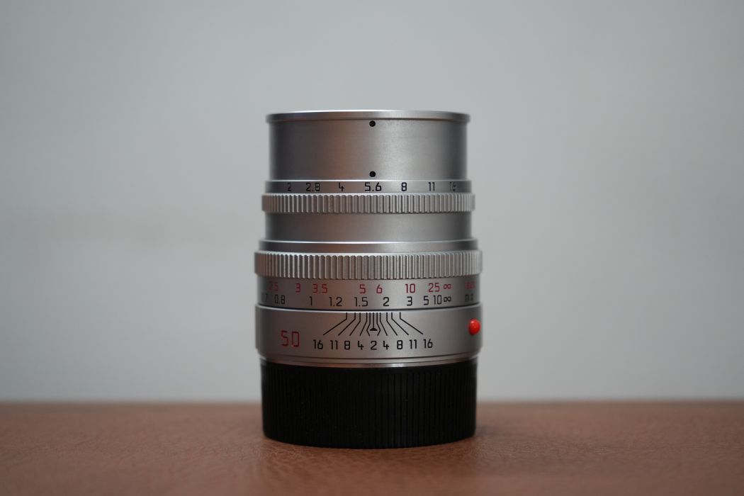 LEICA Summicron M50mm f2.0 4th Silver フード組み込み – まるかめら