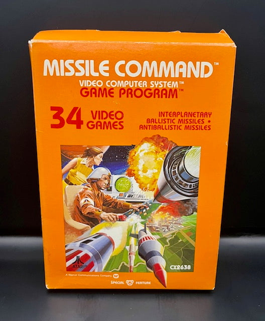 Atari 2600 Missile Command (Complete) – The Curious Crow Company