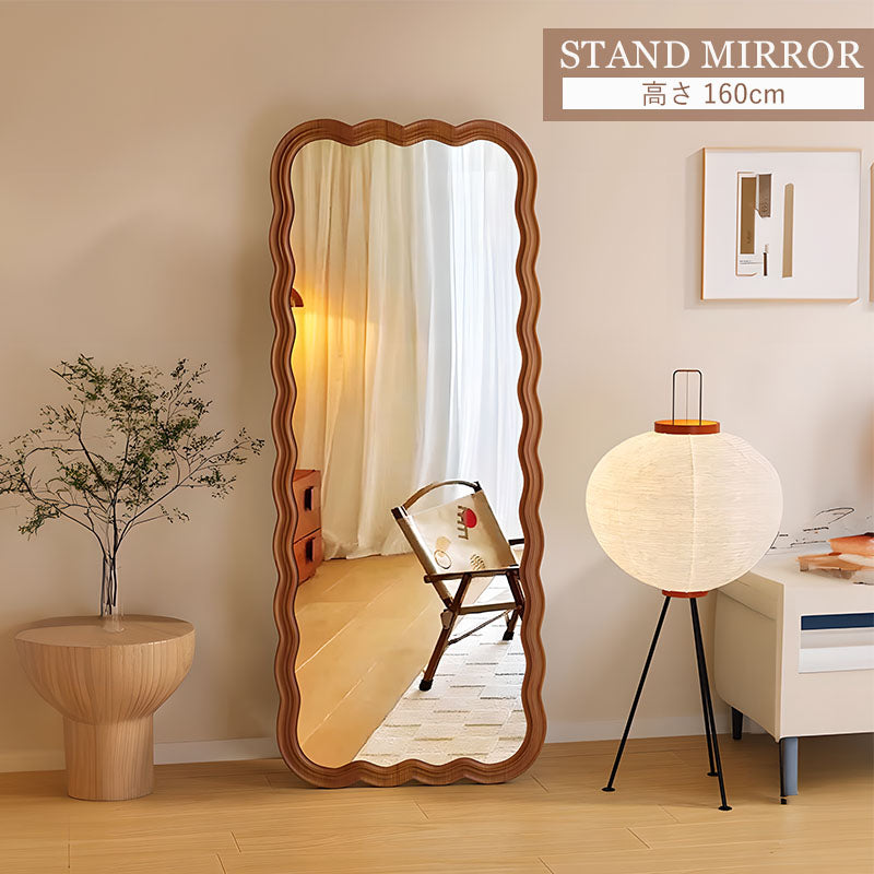 全身鏡 スタンドミラー 壁掛け 姿見 韓国風 リビング ベッドルーム 1人