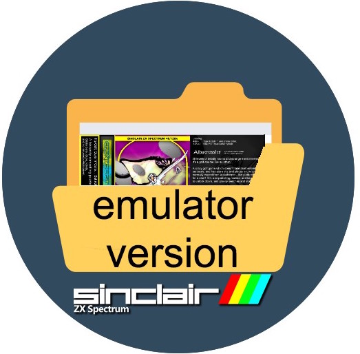 ZX SPECTRUM digital versions for emulator