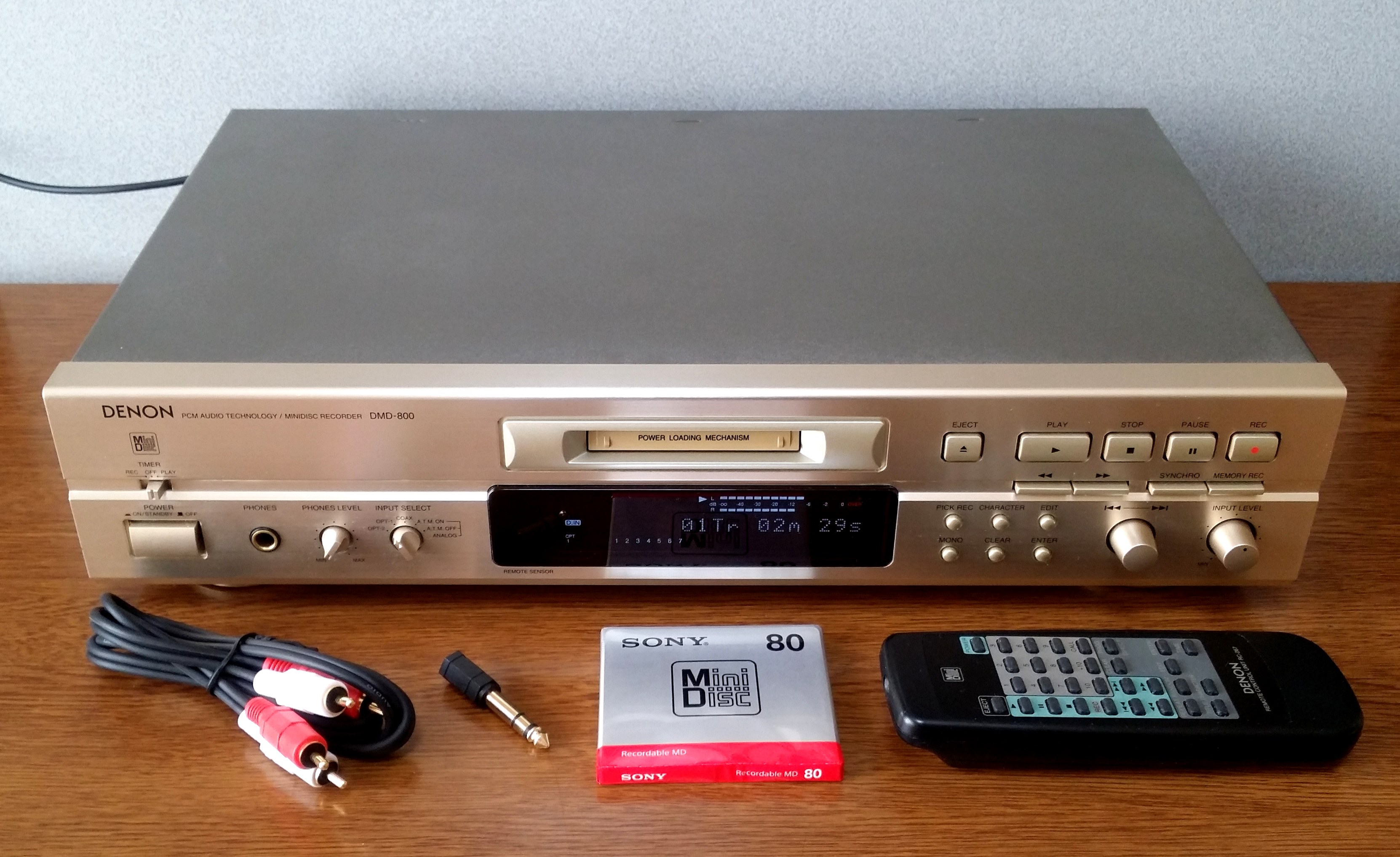 MD レコーダー DENON DMD-800 録音良好・美品・完動品 - MD yahoo店の