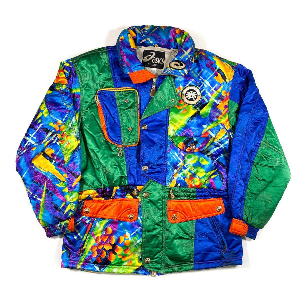 Vintage 80's Asics Austria Competition Ski Wear Retro Snowboard