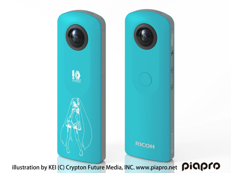 RICOH THETA SCに「初音ミク」限定モデルが登場 - デジカメ Watch