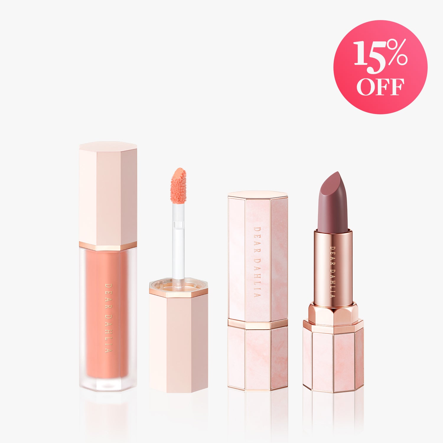 15％オフ】SET1_リキッドブラッシャー+センシュアルリップグロウ