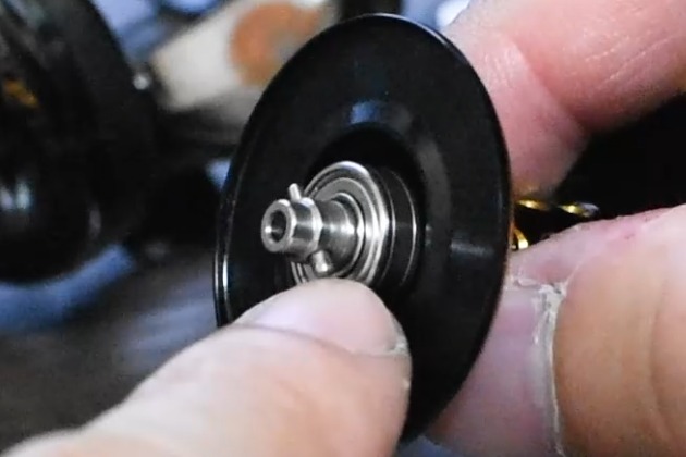 ビッグシューターコンパクトのスプールベアリング交換で異音解消