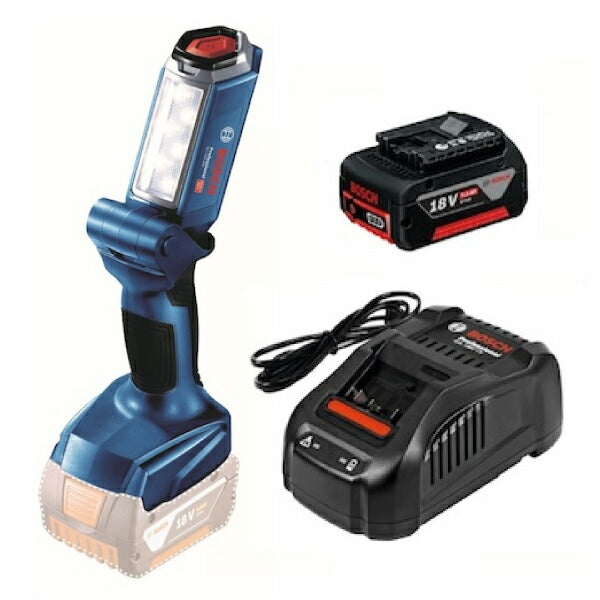 日本正規品 ボッシュ 18VコードレスライトLED＋バッテリー充電器セット