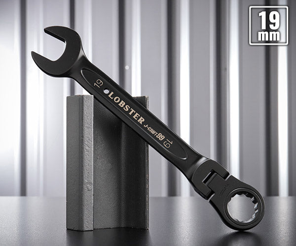 ロブテックス J-CRAFT99 ブラックラチェットコンビネーションレンチ(首