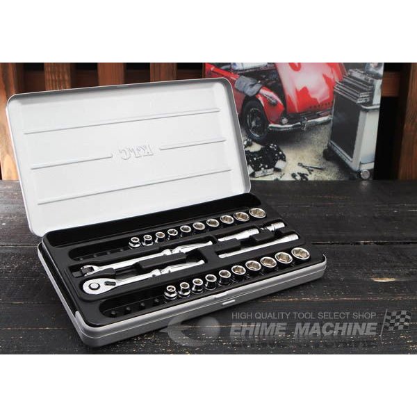 KTC ソケットレンチセット 25点 tb2x20b【エヒメマシン】