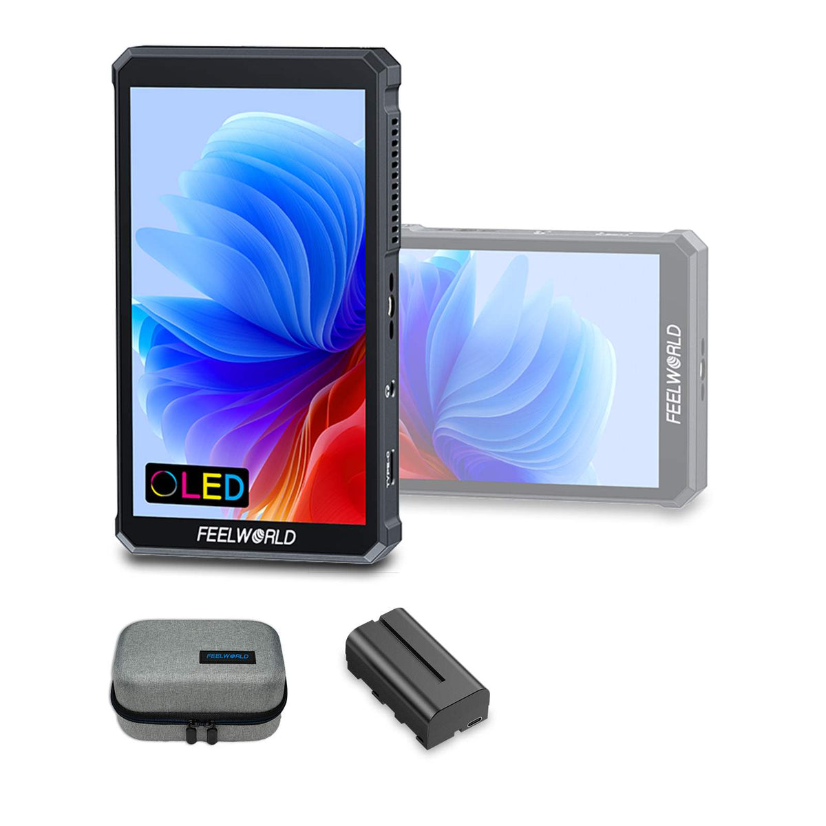 FEELWORLD PS6 5.5インチ 550nit OLED 垂直水平カメラ フィールドVi