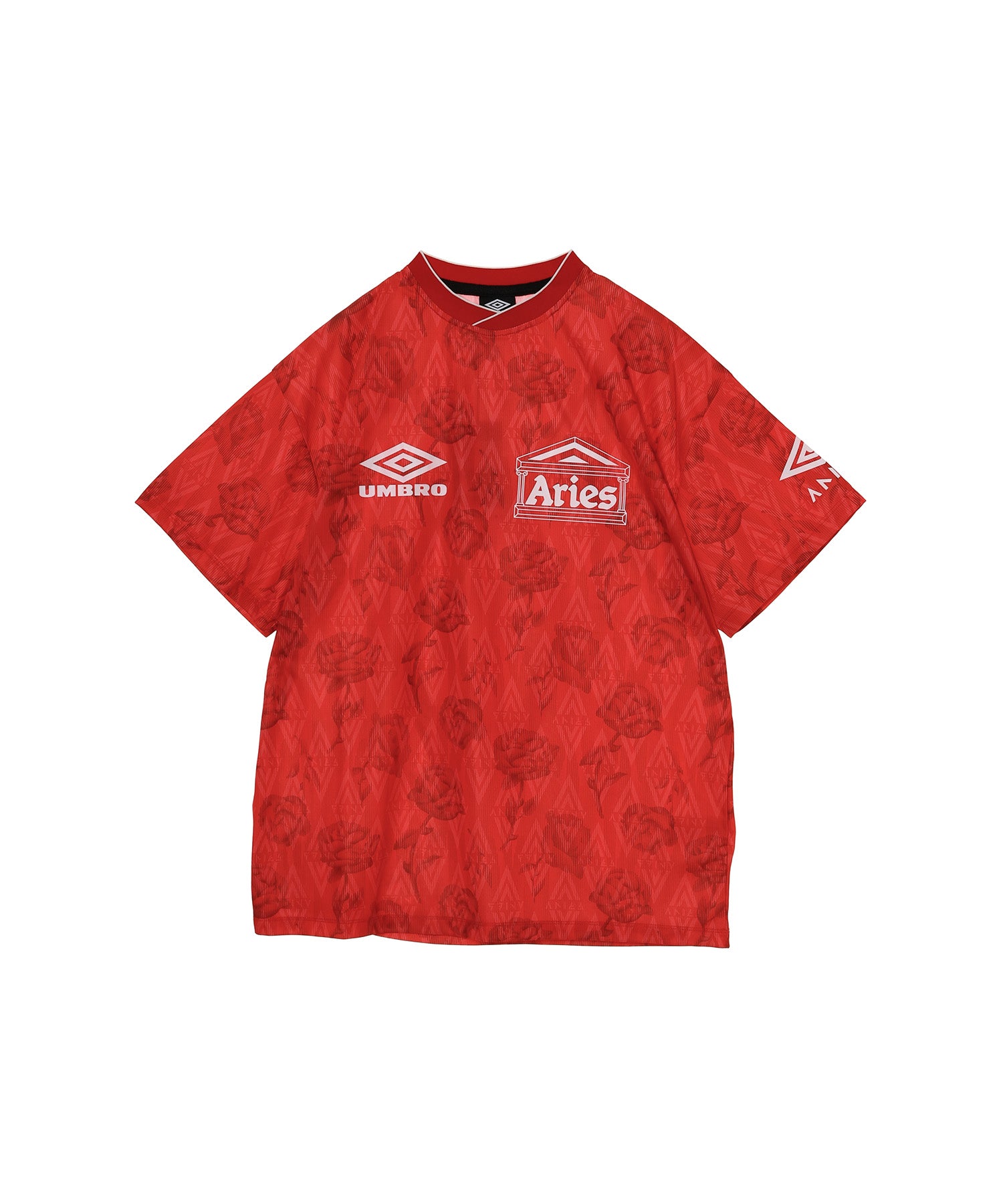 Red Roses SS Football Jersey - Aries (アリーズ) - tops (トップス