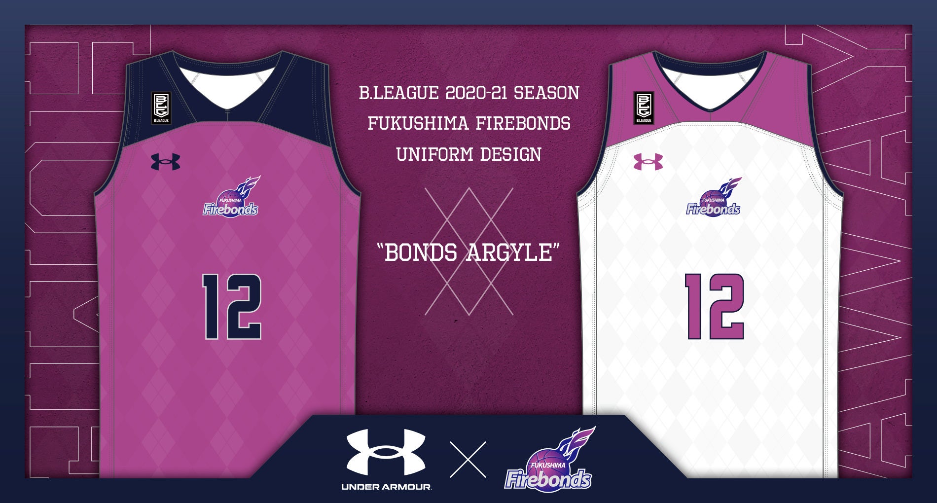 B.LEAGUE 2020-21シーズン ユニフォームデザイン及びオーセンティック