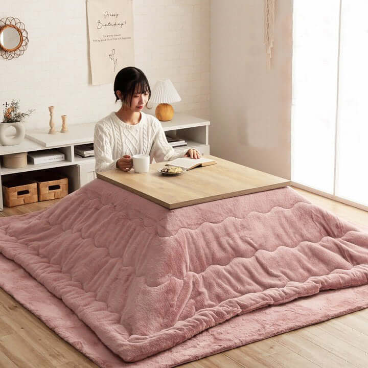 こたつ布団 正方形 かわいい 190×190 一人暮らし サイズ 60cm - flatoo