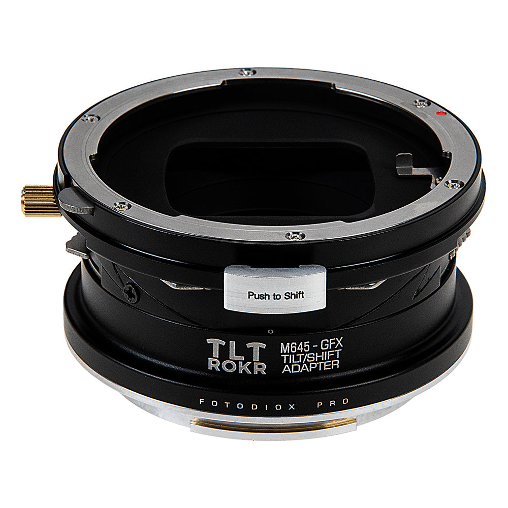 TLT ROKR - Mamiya 645 Lens to Fujifilm G-Mount Cameras w/ Tilt