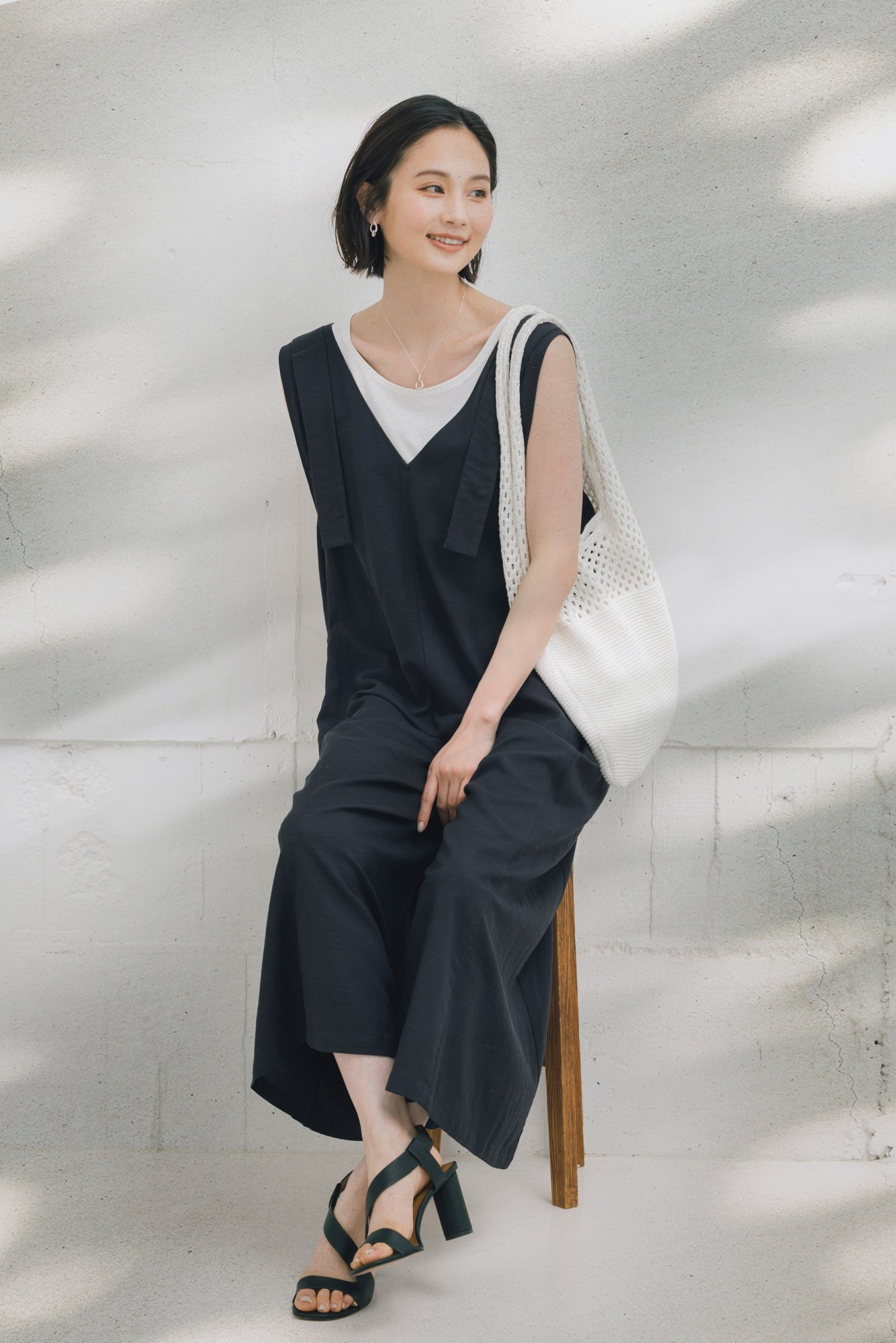 麻混オールインワン NS-202 – ATELIER N'S