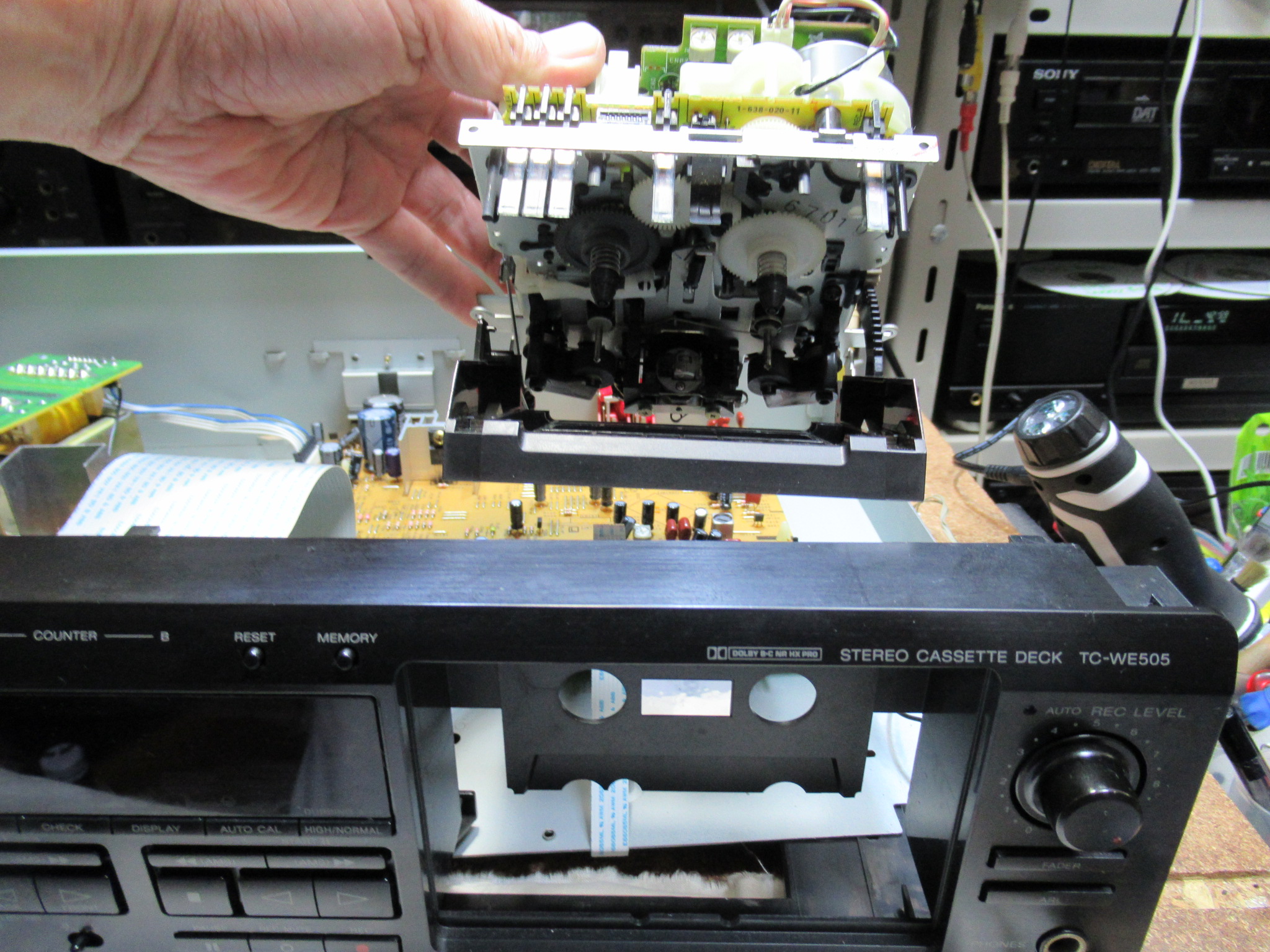 SONY TC-WE505 ギヤ割れ～修理中止 – Audiolife － Enjoy your audio