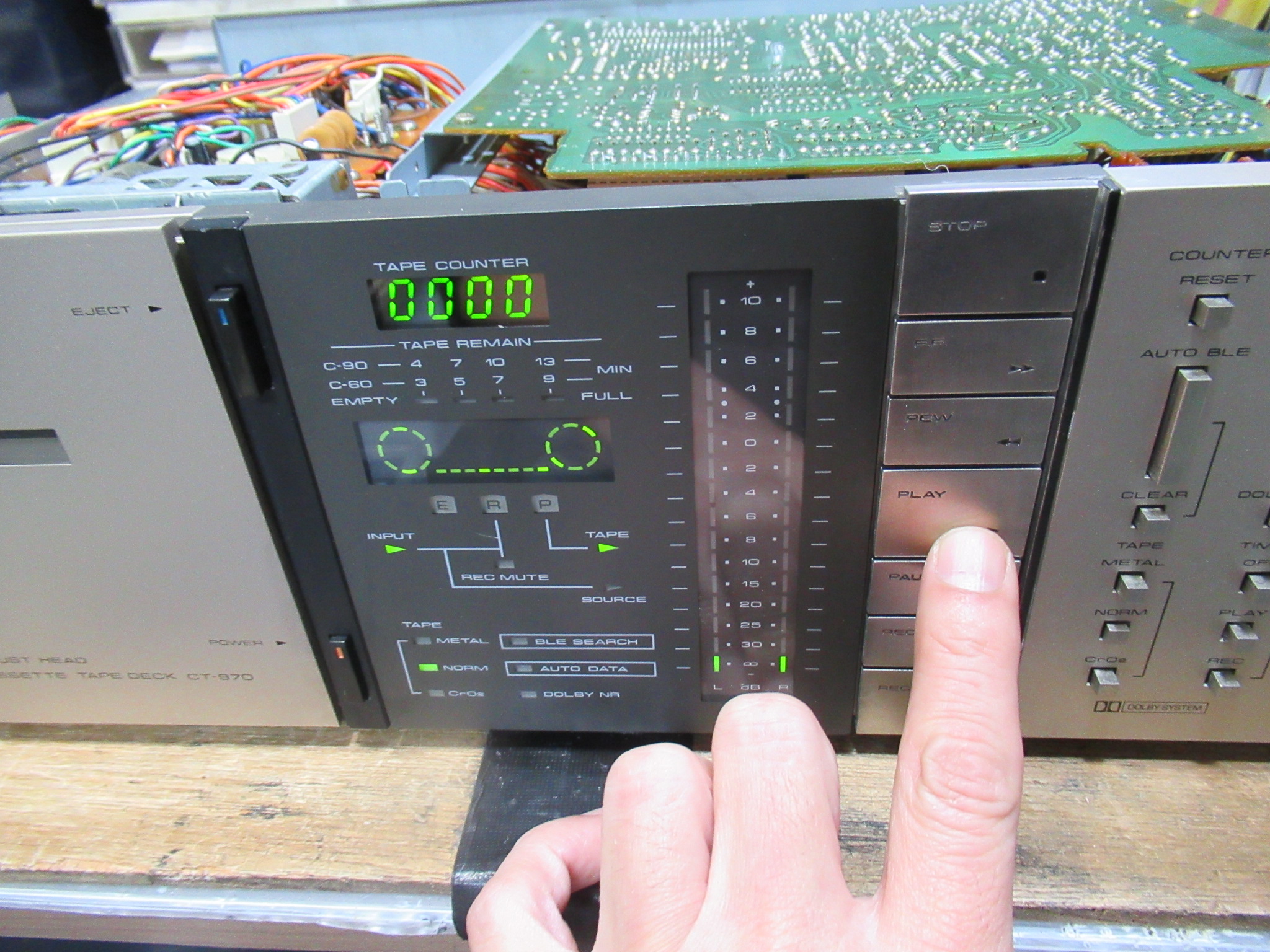 PIONEER CT-970 キャプスタンモーター基板故障 – Audiolife － Enjoy