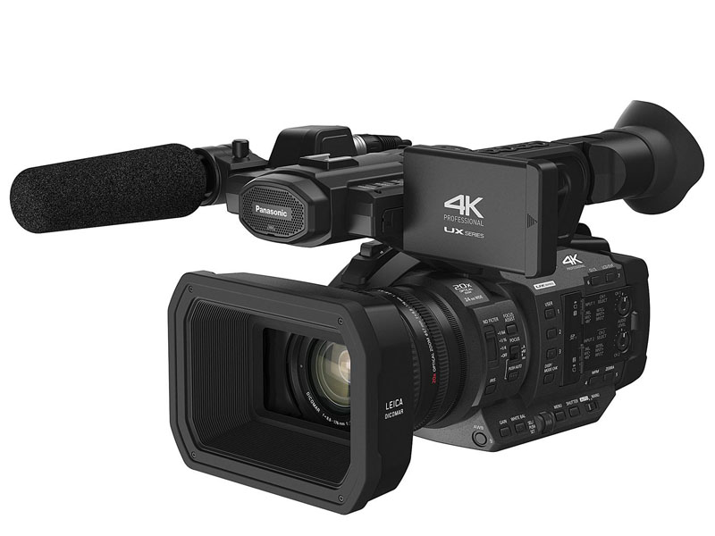 パナソニック、1型センサーと光学20倍ズーム搭載で45万円の業務用4K