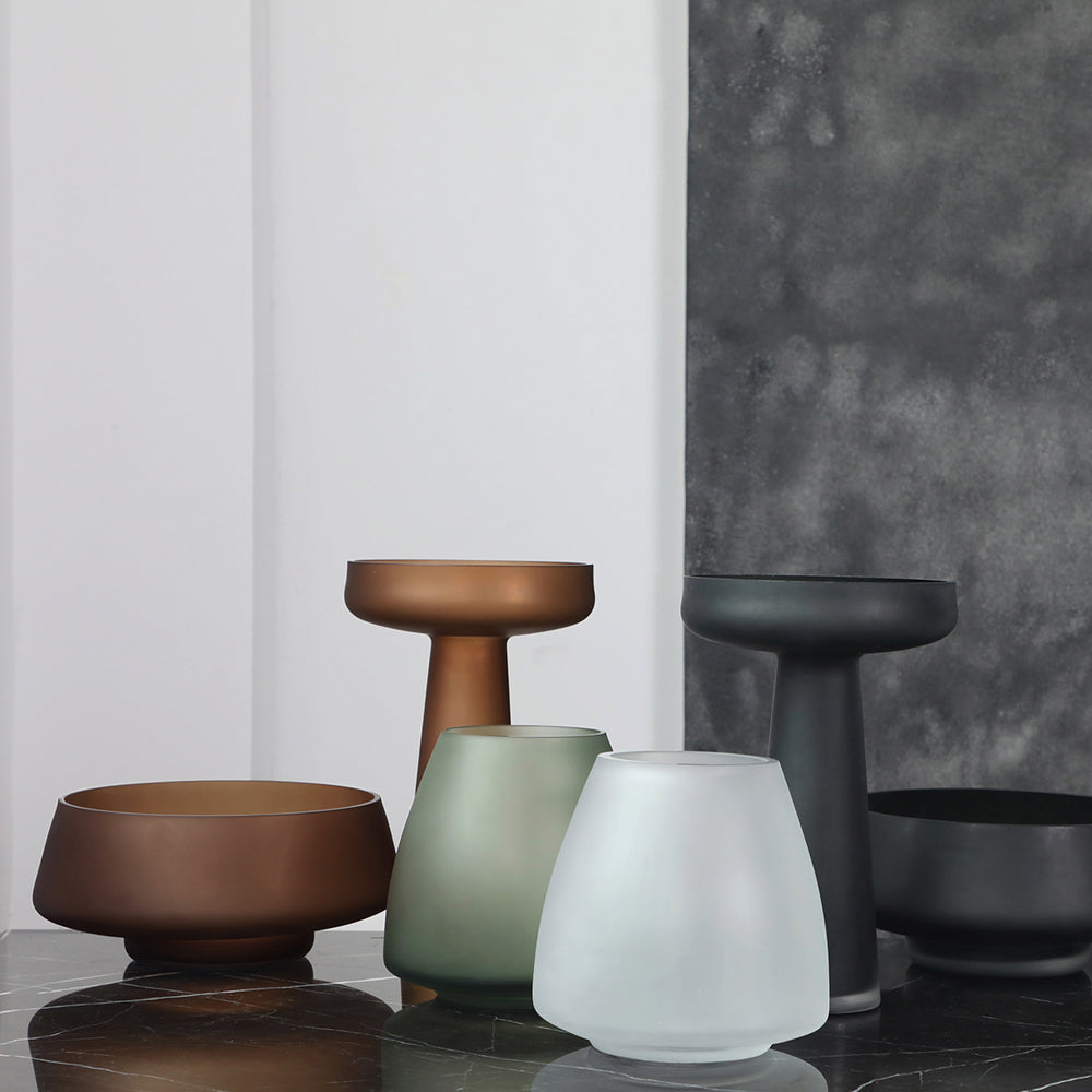 フロストシックカラーフラワーベース – acacia