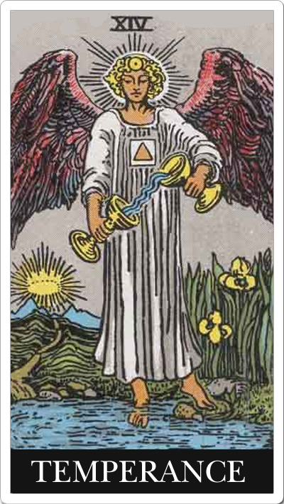 XIV. 節制 [TEMPERANCE] - タロットカード解説