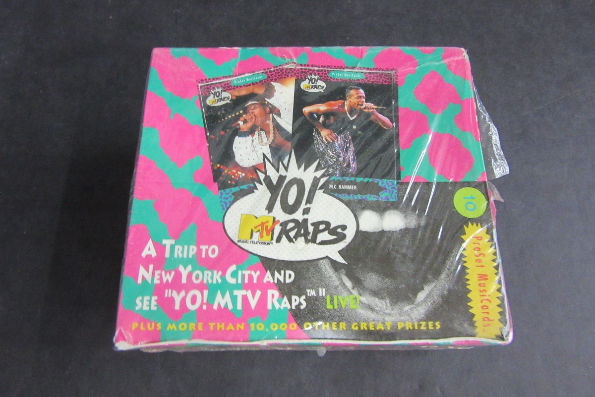 YO! MTV RAPS カードボックス 36パック 未開封 Yo! MTV Raps trading