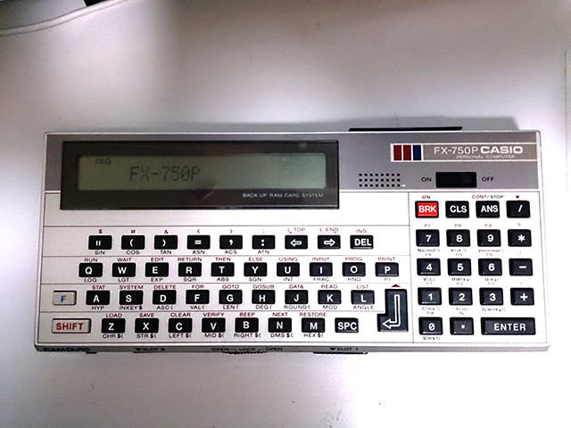CASIO FX-750P | Kyoro's Room Blog