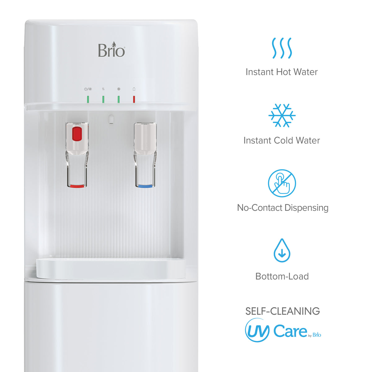 300 Series Bottom Load Water Cooler, White | Brio