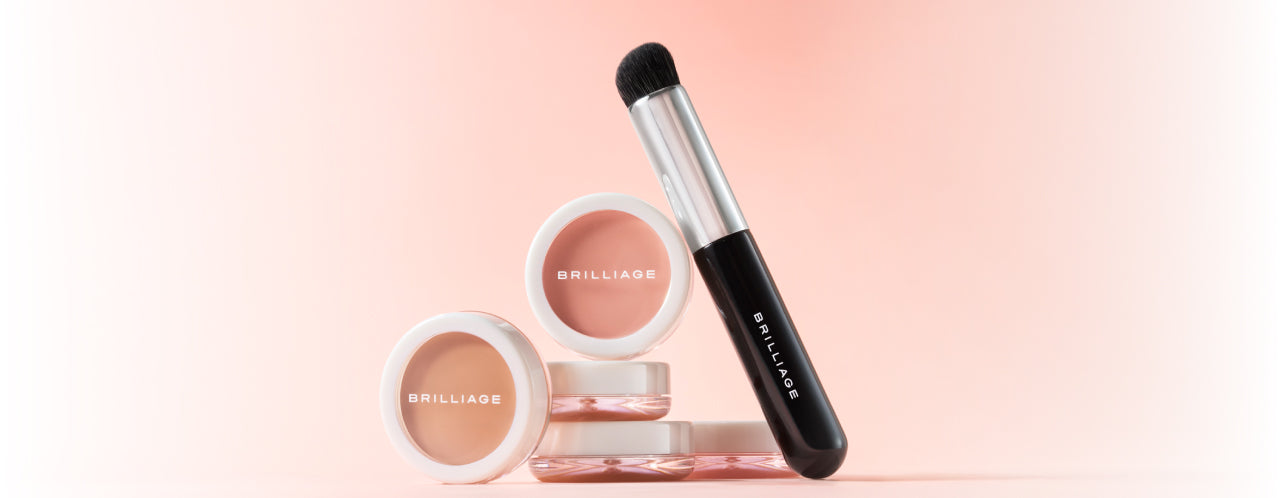 BRILLIAGE コンシーラーチーク02&ワイドフィンガーブラシセット ブリ