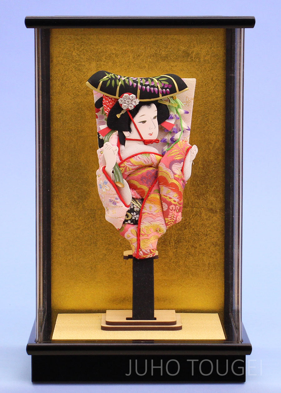 8号押絵羽子板 女物 アクリルケース入り – 寿鳳人形の東芸