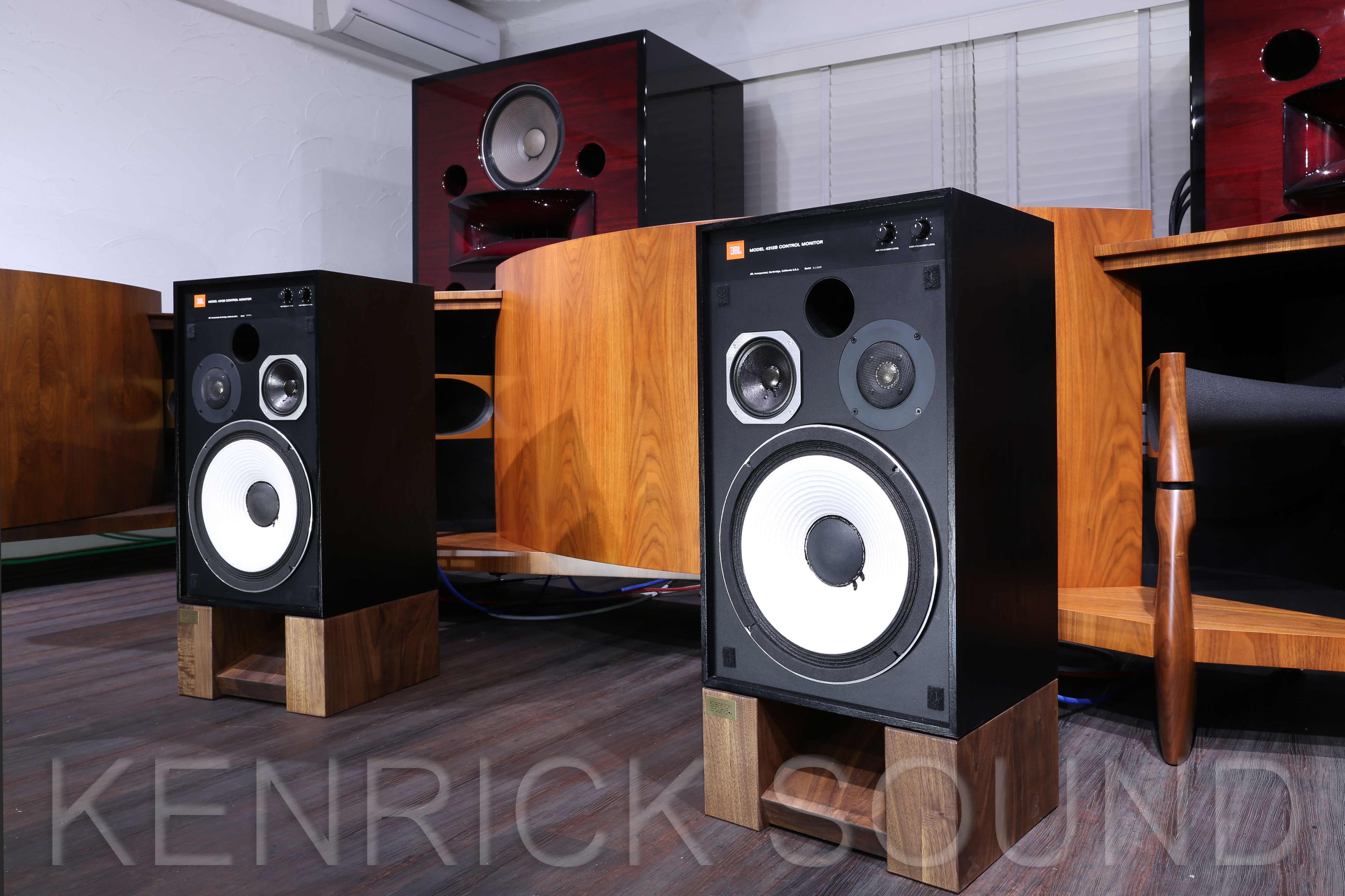 JBL 4312B スタジオモニター3wayスピーカー ケンリックメンテ品