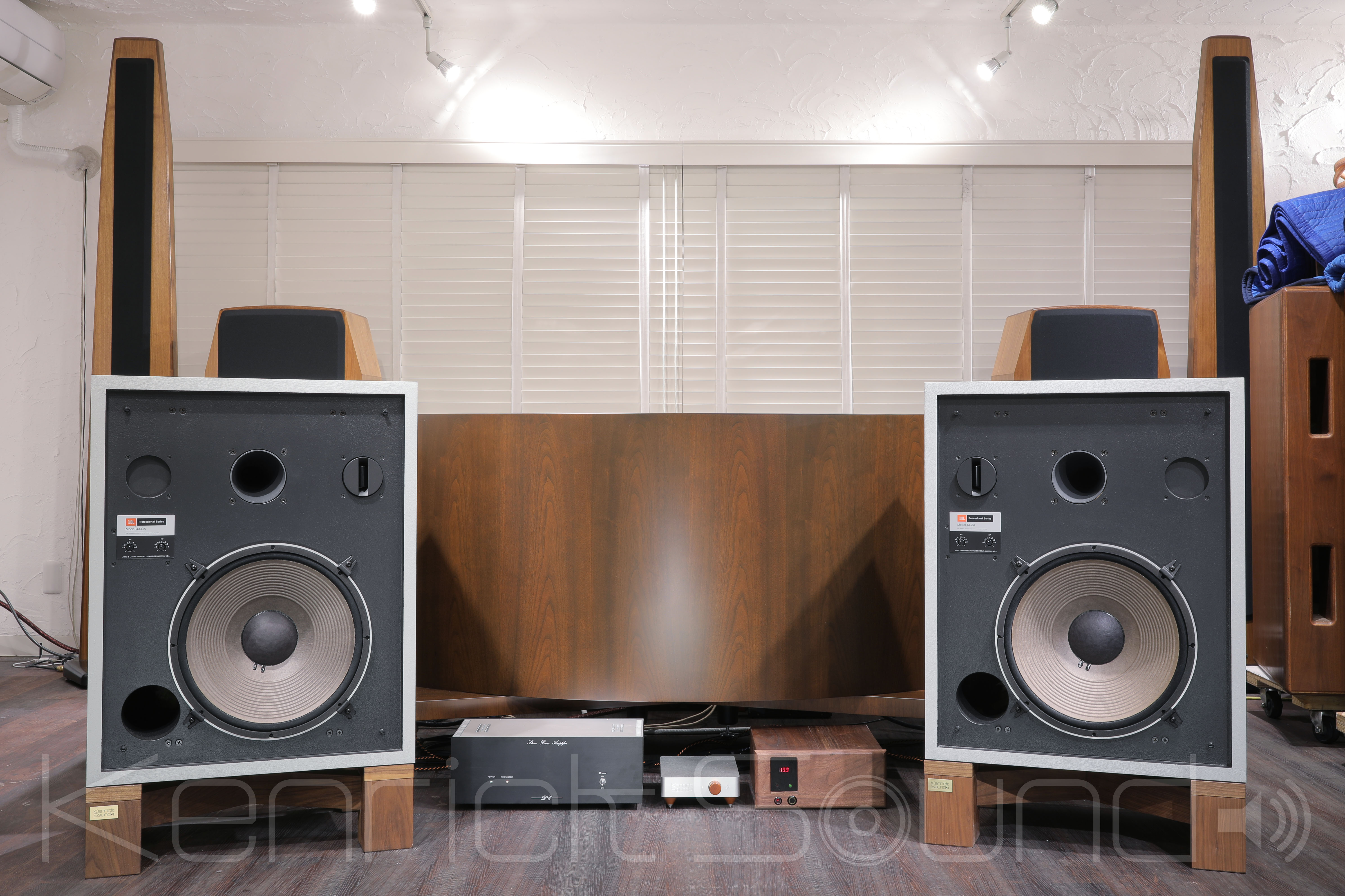 格別 JBL 4333A 新品コンデンサー MIL Spec セレクタースイッチ