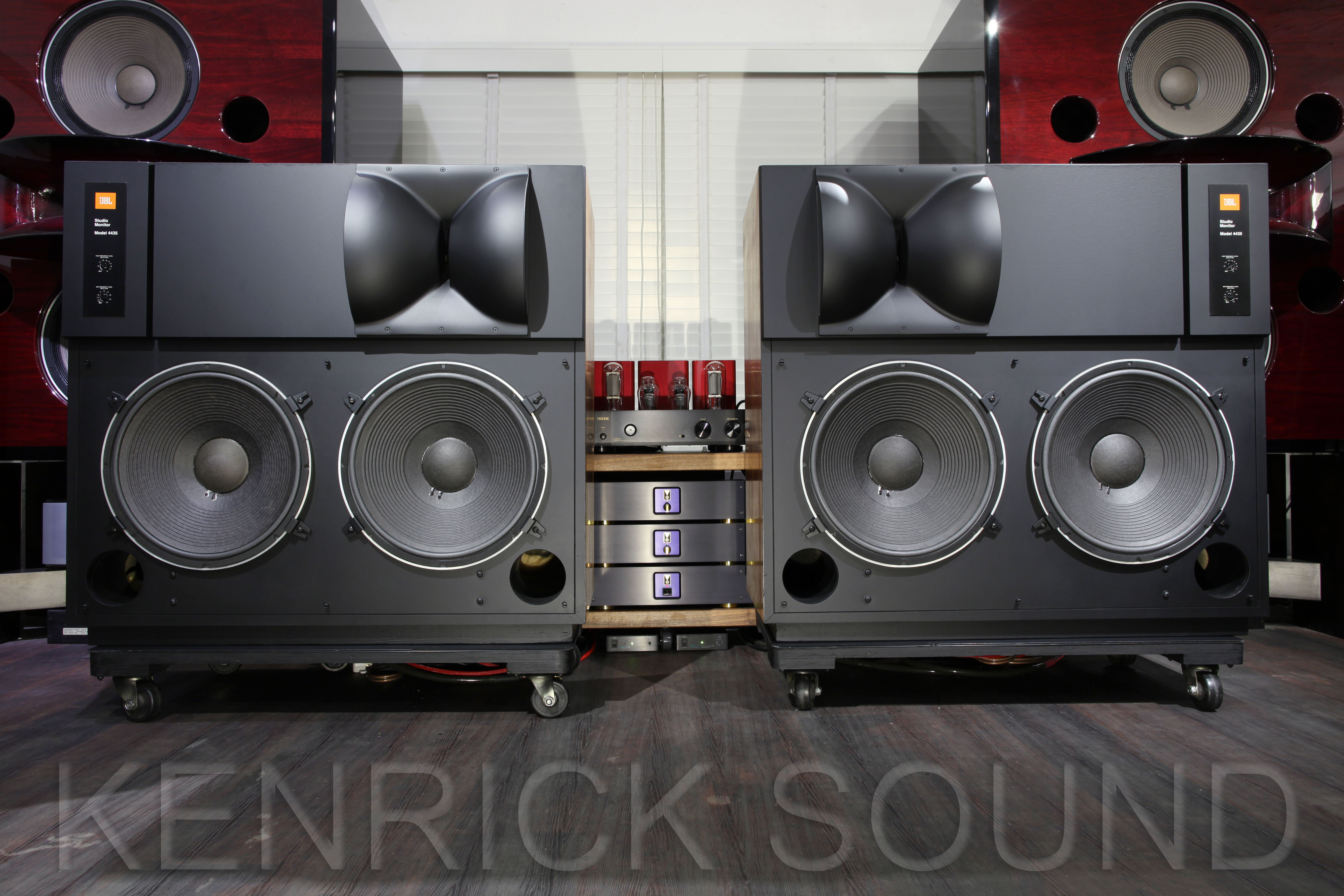 JBL 4435 憧れの38cmダブルウーファー ダンパー新品交換済