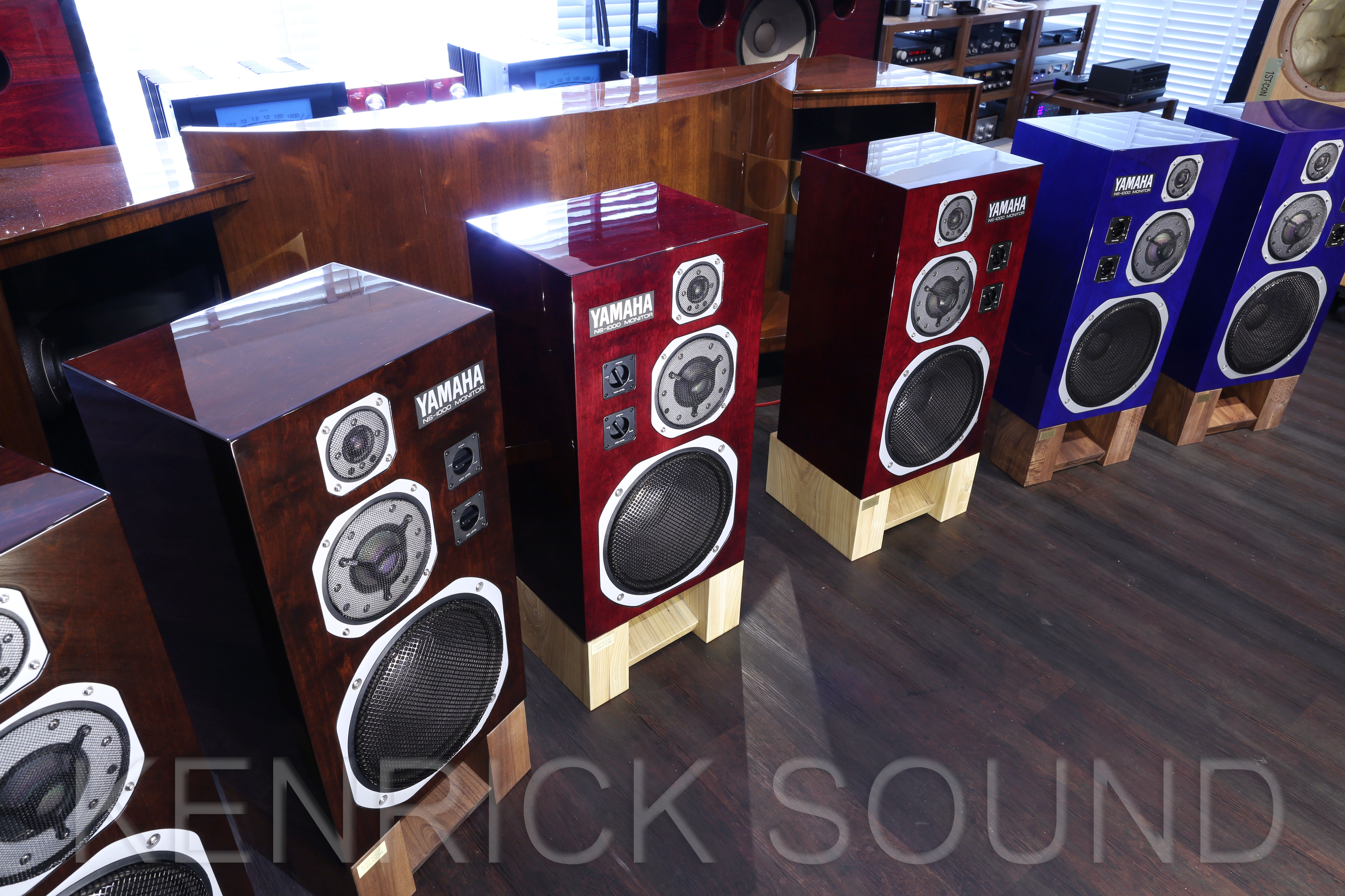 YAMAHA NS-1000M オーバーホール済 新品ローズウッドピアノ塗装