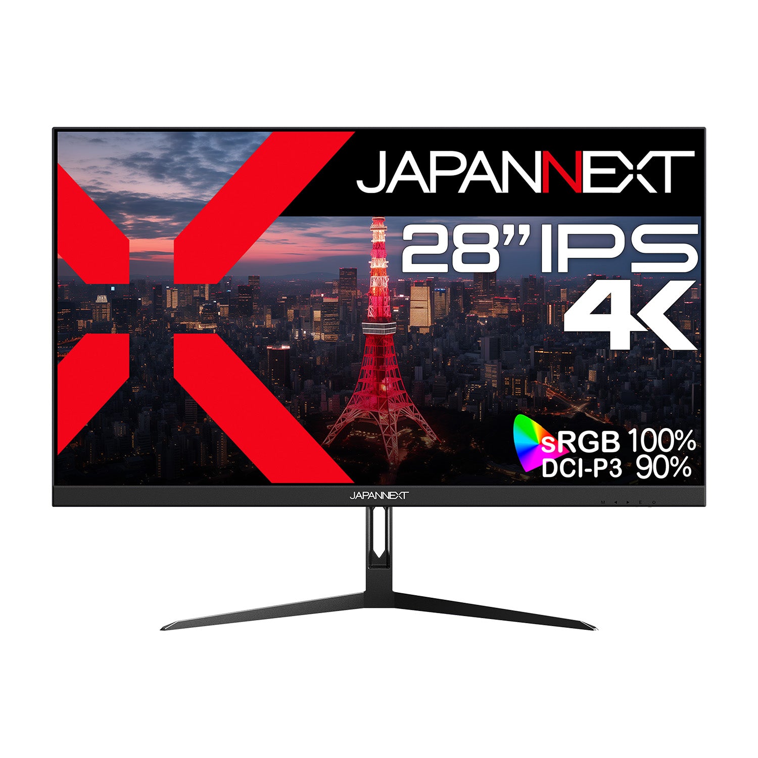 JAPANNEXT 28インチ IPSパネル搭載 4K(3840x2160)解像度 液晶モニター