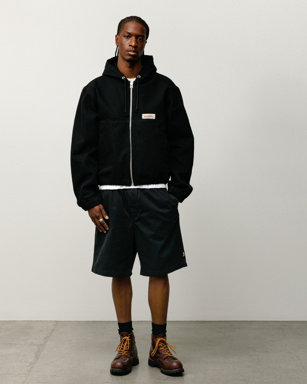 Work Jacket Unlined Canvas – Black | Outerwear | Stüssy Japan
