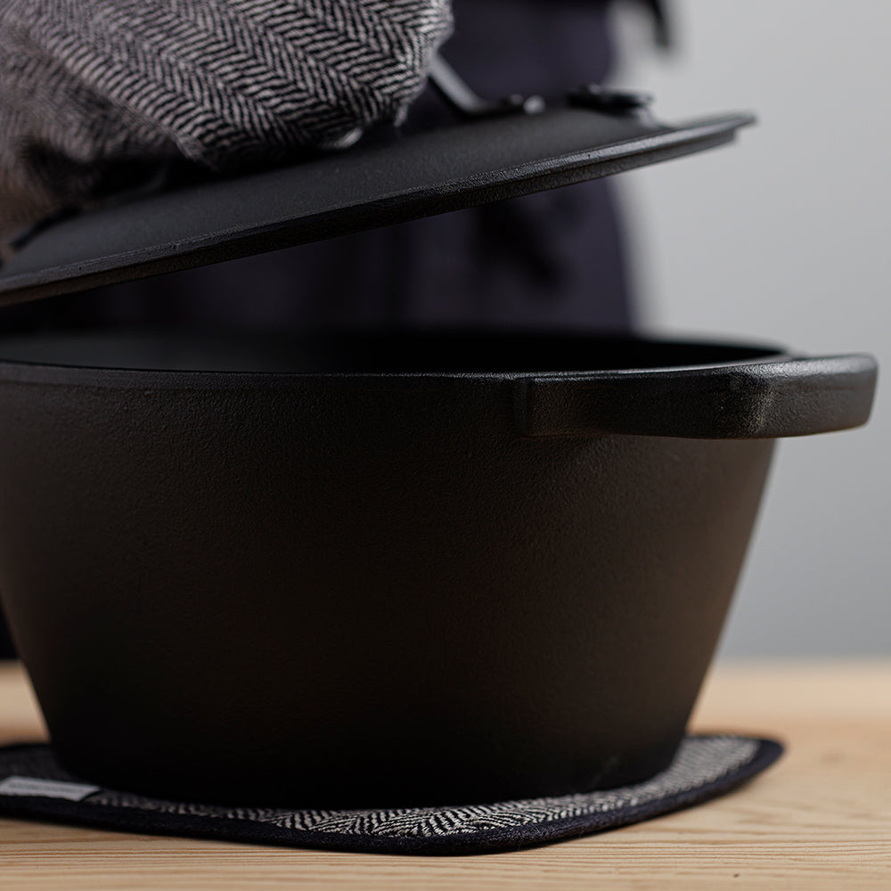 南部鉄器 鉄鍋 クックトップ丸 深型 大 24cm – kuros.style