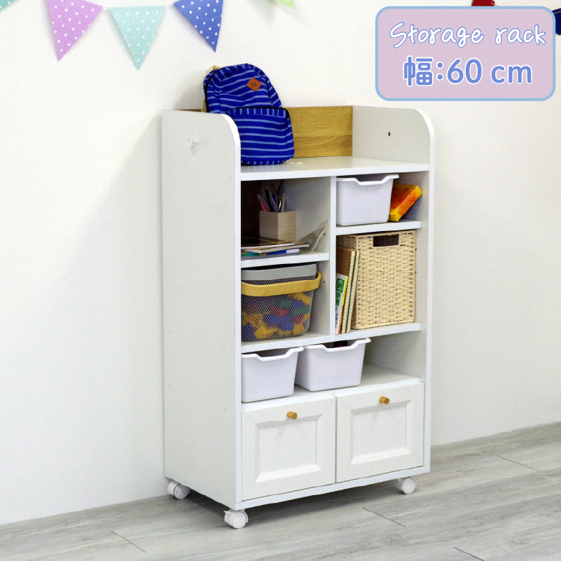 KaguBuy モープ ランドセルラック スリム 収納 幅60 子ども キッズ家具