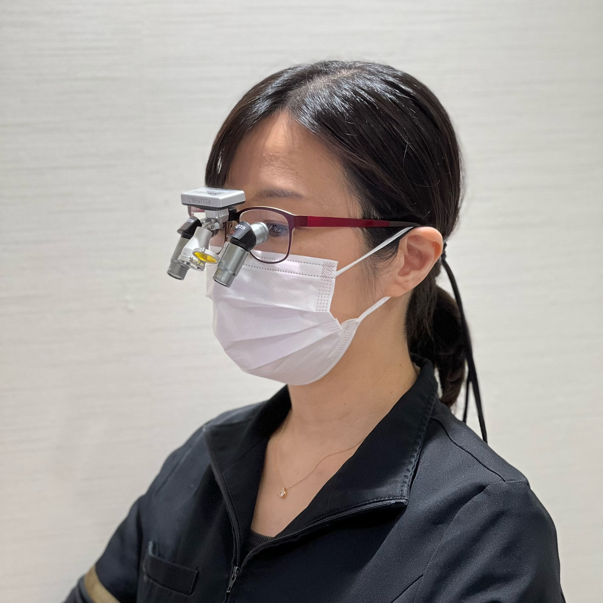 前を向いてても下が見える！不思議なルーペ : 品川で歯周病