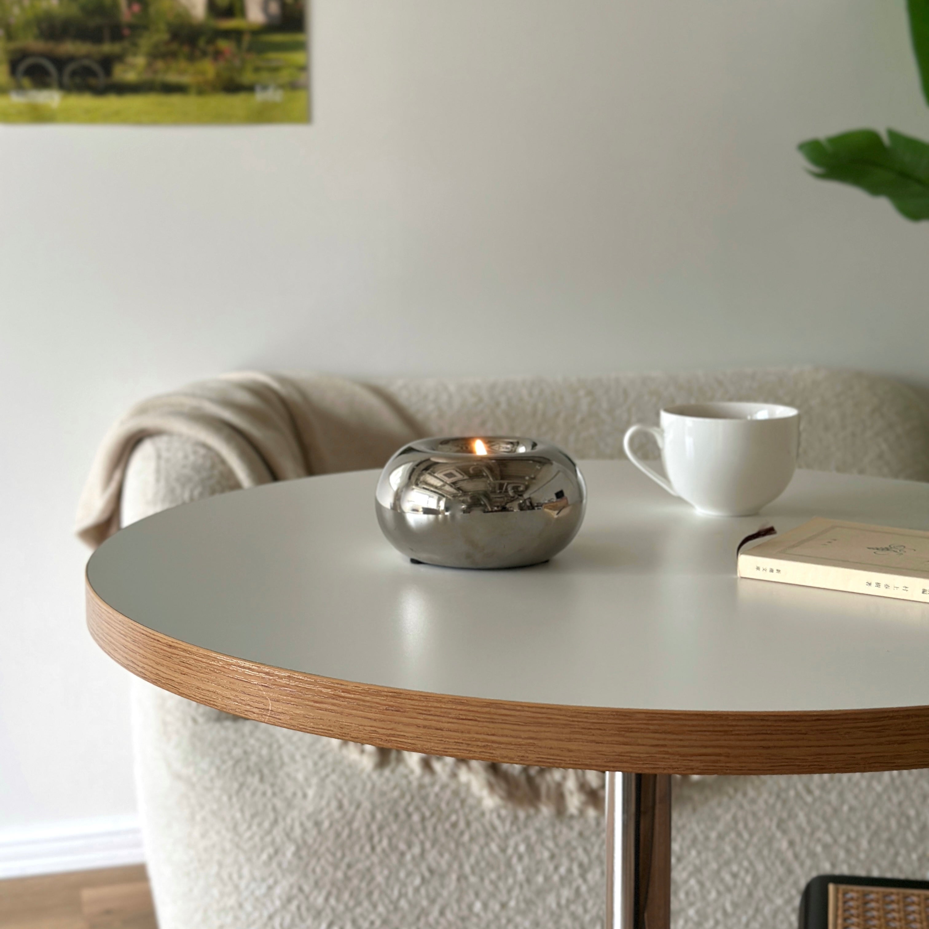 キャンドルホルダー｜シルバーぽってりキャンドルホルダー - territory