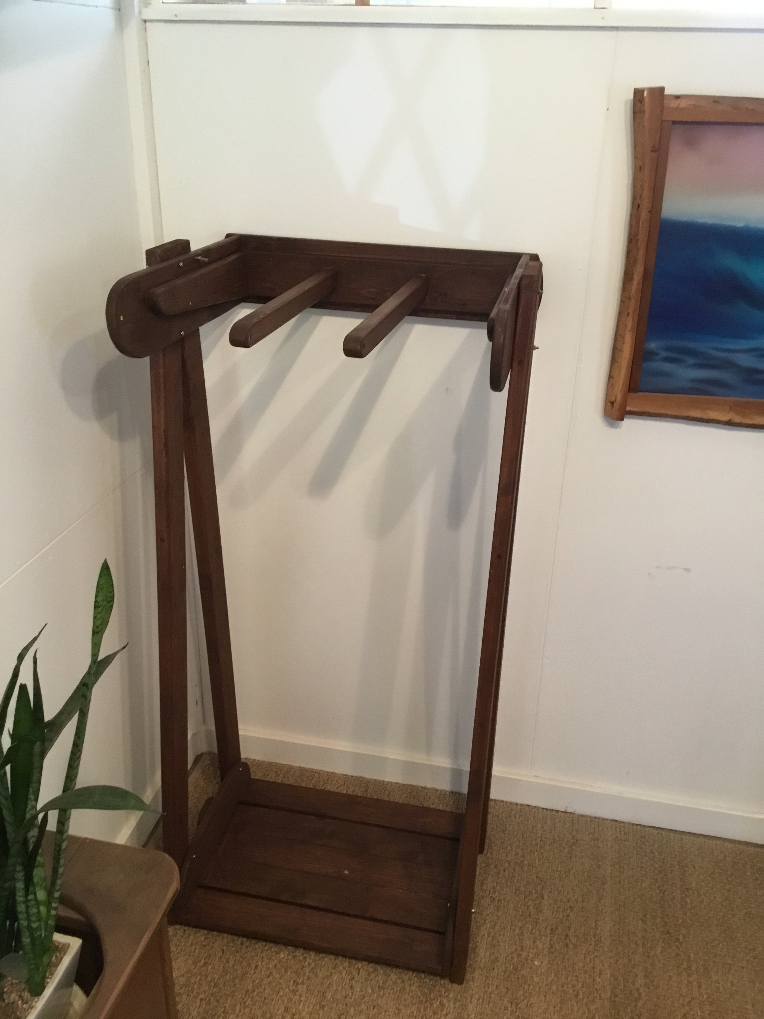 ロングボードラック縦置き3本用 - 喜亜工房