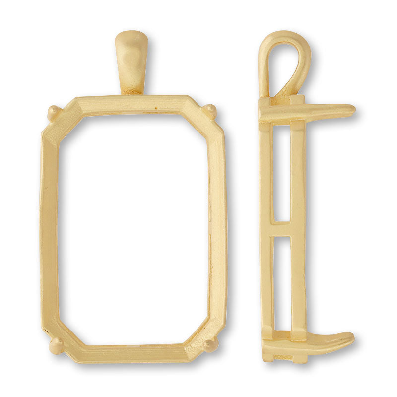 バチカン付石座 オクタゴン ＃4627用 マットゴールド – 貴和製作所