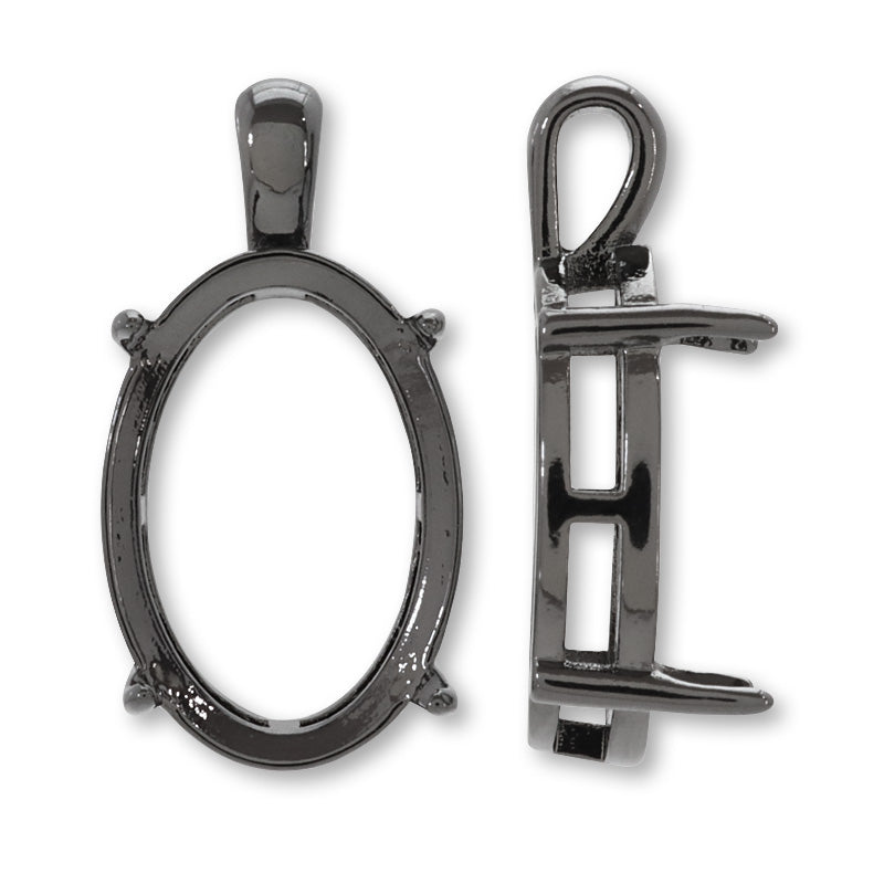 バチカン付石座 オーバル ＃4120用 ブラック – 貴和製作所オンラインストア