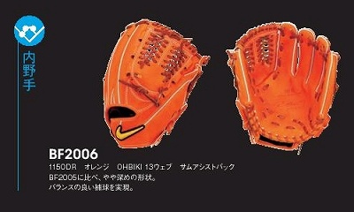 NIKE オーダーグローブ ナイキ硬式グラブ