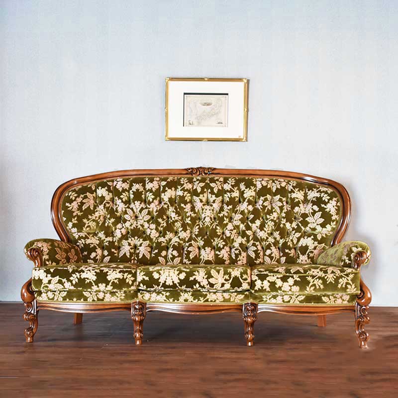 イタリア入荷 エレガントな3人掛けソファー – 神戸アンティークウェア