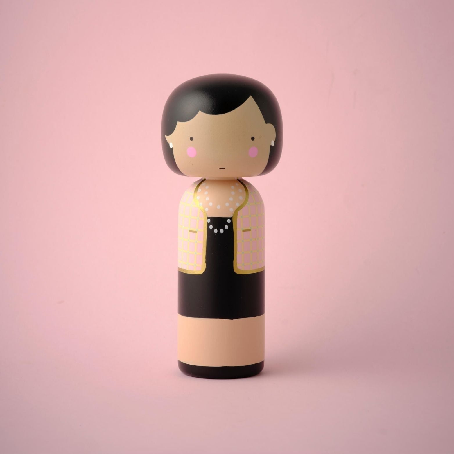LUCIE KAAS/ルーシーコース/Kokeshi doll/ココシャネル Coco in Pink
