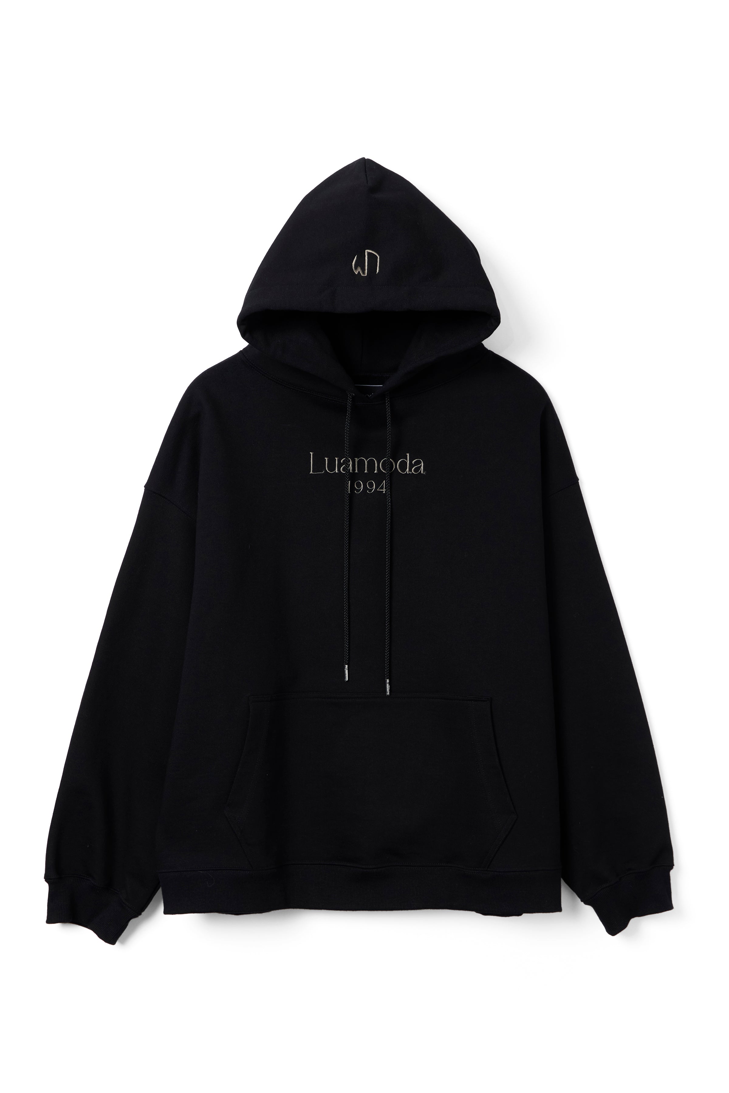 Logo Big Hoodie（BLACK） – Luamoda
