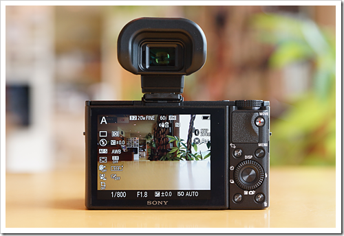 RX100M2」＋電子ビューファインダー「FDA-EV1MK」商品レビュー