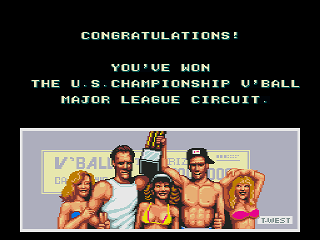 V'BALL for SHARP X68000 (C)1989 シャープ/SPS, (C)1988 テクノス