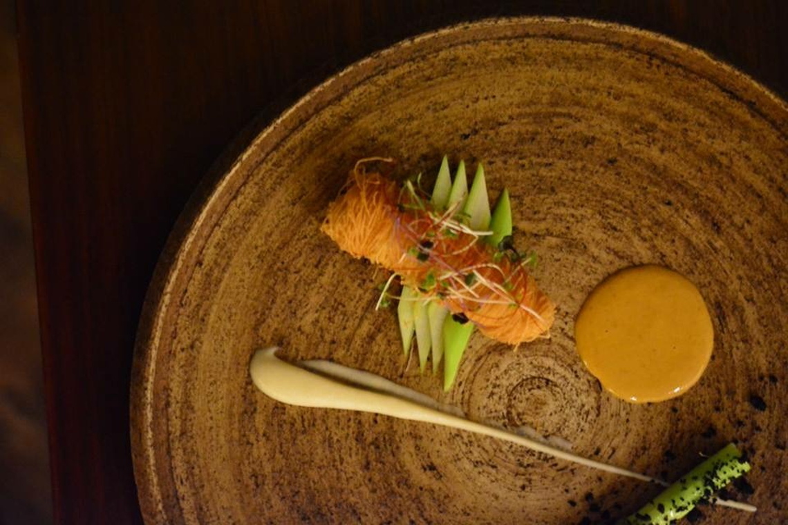 Gaku Ceramics アイボリーホワイト 陶器 楕円形皿 釋永岳 作品集